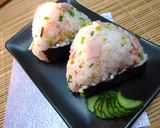 ロースハムの和風おにぎり作り方3写真