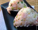 ロースハムの和風おにぎり作り方4写真