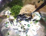 たらこと豆腐の磯風味焼き　作り方3写真