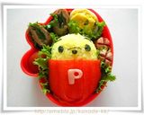 【キャラ弁】コロコロプーさんのお弁当作り方7写真