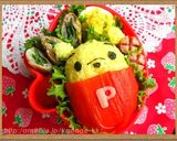 【キャラ弁】コロコロプーさんのお弁当作り方8写真