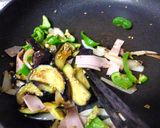 ロースハムと野菜の和風炒め　チーズ風味作り方6写真