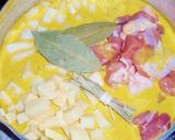 ジャガイモとチキン　タイのイエローカレー作り方4写真