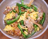 豚バラピーマンの☆濃厚焼肉のたれテリマヨ炒め🤩🍚作り方7写真