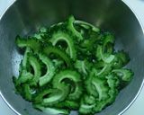 夏野菜(ゴーヤ・オクラ・トマト）のサラダ作り方1写真