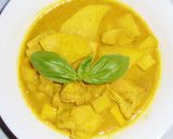 ジャガイモとチキン　タイのイエローカレー作り方7写真