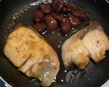 しょうゆ豆入りブリの照り焼き作り方3写真