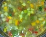 カラフルな夏野菜スープ作り方3写真