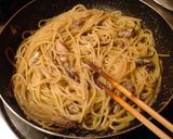 105円イワシの缶詰とゆで玉子のパスタ作り方6写真