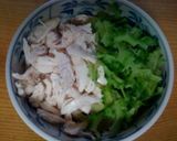ゴーヤと鶏肉の梅肉和え作り方1写真