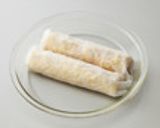野菜とひき肉のくるくる油揚げ作り方6写真