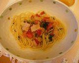 ハムと夏野菜のパスタ作り方4写真