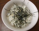 簡単★モロヘイヤとツナの月見丼作り方3写真