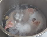 黄金色の本格鶏ガラスープ(青湯スープ)作り方4写真