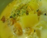 野菜たっぷりクラムチャウダー作り方14写真