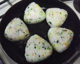 さけ茶漬けの素＆チーズde焼きおにぎり♪作り方3写真