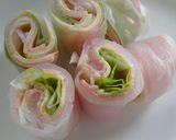 *ハム&チーズの生春巻き*作り方7写真