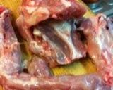 炊き出し鶏ガラスープ(゚ё゚)コラーゲン作り方1写真