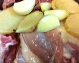 炊き出し鶏ガラスープ(゚ё゚)コラーゲン作り方2写真