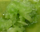 メロンのコンポート メロン果汁のシロップ作り方8写真