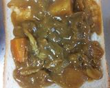 残りカレーでカレートースト*チーズマヨ作り方1写真