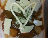 残りカレーでカレートースト*チーズマヨ作り方2写真