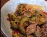 ゴーヤと豚肉のこんがりマヨしょうゆ炒め作り方5写真