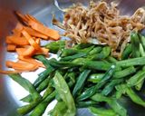 ささげと茹で干し大根の炒め煮作り方1写真