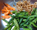 ささげと茹で干し大根の炒め煮作り方1写真