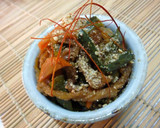 ささげと茹で干し大根の炒め煮作り方8写真