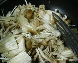 たくさん　きのこのチンゲン菜炒め作り方1写真