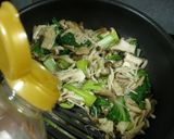 たくさん　きのこのチンゲン菜炒め作り方3写真
