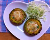 ぼっちゃんかぼちゃdeかぼちゃグラタン作り方8写真