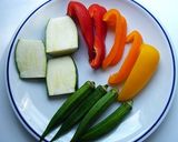 グリル野菜の生ハム巻き作り方1写真