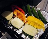 グリル野菜の生ハム巻き作り方3写真