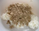 残ったご飯で「ごま醤油煎餅」作り方1写真