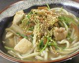 鶏ごぼう煮込みうどん作り方7写真