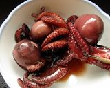 タコとウズラ卵の合体☆煮もの作り方6写真