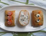 運動会キャラ弁＊お稲荷あんぱんまんトリオ作り方5写真