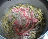 ごぼうで牛丼♪作り方2写真