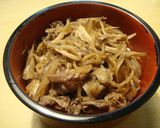 ごぼうで牛丼♪作り方3写真