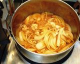 ひき肉で　ふんわり親子丼♪作り方3写真