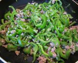 ピーマンごはん（ピーマンとひき肉だけ！）作り方3写真