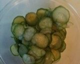中華クラゲのキュウリと炒り卵和え作り方1写真