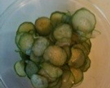 中華クラゲのキュウリと炒り卵和え作り方1写真