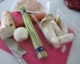 エリンギ入りアスパラつくね＆＋α♬作り方1写真