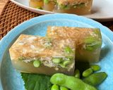 枝豆と卵の寒天寄せ作り方6写真