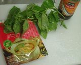 夏野菜で、グリンカレー作り方2写真