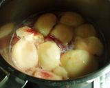 ヘルシー桃のコンポート作り方3写真