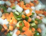 ３色野菜のころころスープ作り方1写真